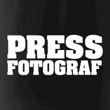 Novinář nápis - Press Fotograf