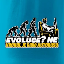 Evoluce vrchol je řidič autobusu