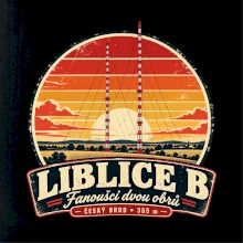 Liblice B retro odznak dvou vysílačů