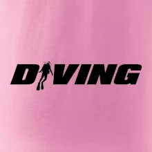 Diving nápis potápěč