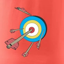 Šípy v barevném terči