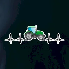 Traktor barevný ekg