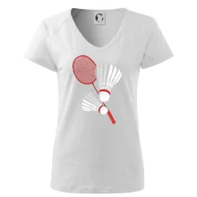 Badminton - pálka a košík