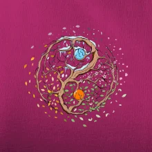 Yin & Yang strom - zima, léto