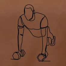 Trenér fitness jedním tahem