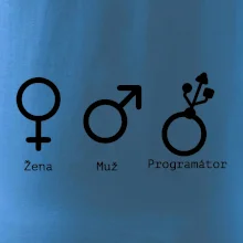Muž žena programátor