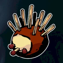 Kaštanový ježeček - prso