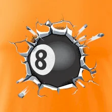 Kulečníková koule v triku