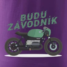 Budu závodník  zelený cafe racer