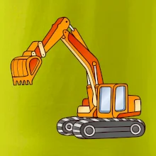 Bagr bez nápisu oranžový