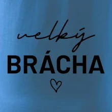 Velký brácha - nápis na prsou