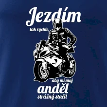 Silniční motorka - jezdím tak rychle, aby mi můj anděl strážný stačil