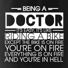 Being a doctor - bike