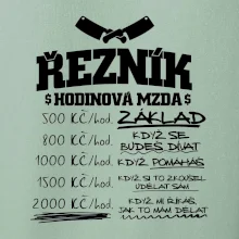 Hodinová mzda řezník