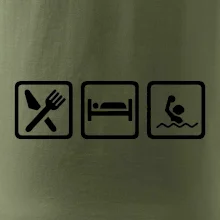 Eat sleep vodní pólo v řadě