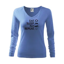 Eat sleep fly repeat