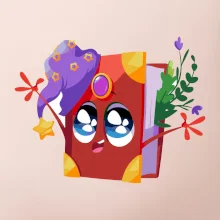 Kreslená kniha kouzelná