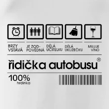 Čárový kód řidička autobusu