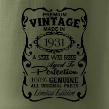 Vintage Etiketa - 1931