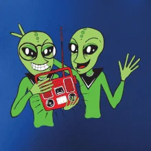 Ufo a rádio (Pecka design)