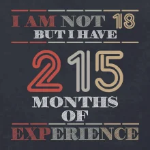 18 years 215 months of experience