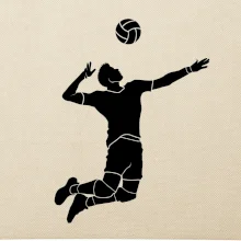 Volejbal nápřah muž