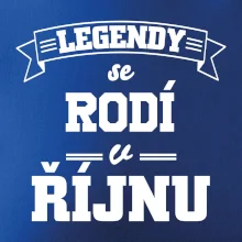 Legendy se rodí v říjnu