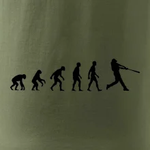 Evoluce baseball pálkař odpal