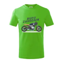 Budu závodník  modrý cafe racer