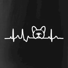 EKG Francouzský buldoček hlava