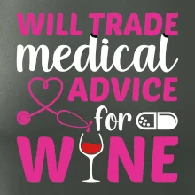 Will trade medical advice for wine