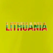 Lithuania - nápis vlajka