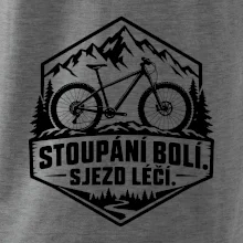 Stoupání bolí sjezd léčí - horské kolo