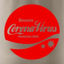 Corona virus pandemic logo