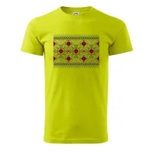 Ukrajinský vzor - Červeno Zelený
