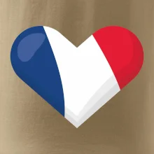 Francouzská vlajka srdce