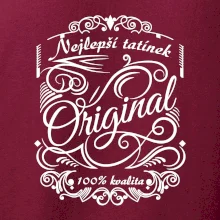 Vintage nejlepší tatínek 100% kvalita