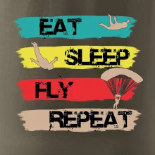 Eat Sleep Fly Repeat Paragliding