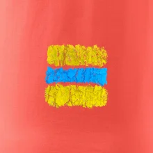 Turistická Cyklo značka - žluto modrá