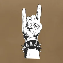 Rock ruka s náramkem