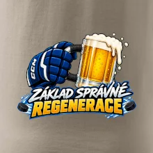 Hokejová regenerace s pivem