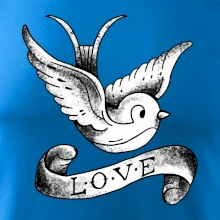 Love holubice - kreslená