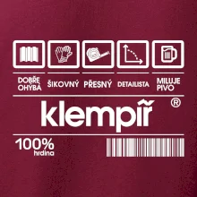 Čárový kód - klempíř