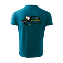 Bagrista v kruhu - vlastní nápis