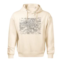 Mapy měst černobílé Praha