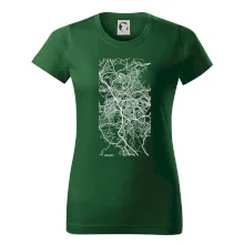 Černobílá mapa Liberec