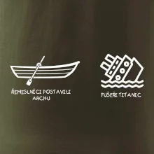 Řemeslnici postavili archu, fušeři Titanic