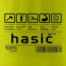 Čárový kód - Hasič