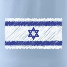 Vlajka Izrael kreslená