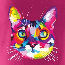 Kočka duhová hlava